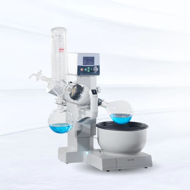 China YUHUA turnkey solution small cheap 2L 5L solvent recovery vap Vacuum Rotary Evaporator with chiller and vacuum pump price