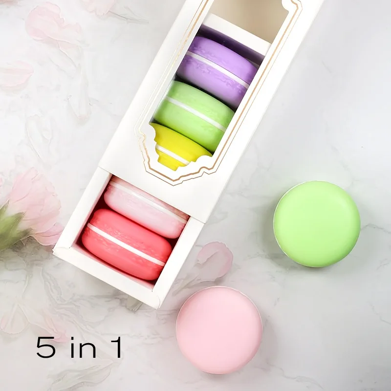 HG14  wholesale Eco lip sleeping mask macaron lip balm container private label bulk macaron moisturizing lip balm