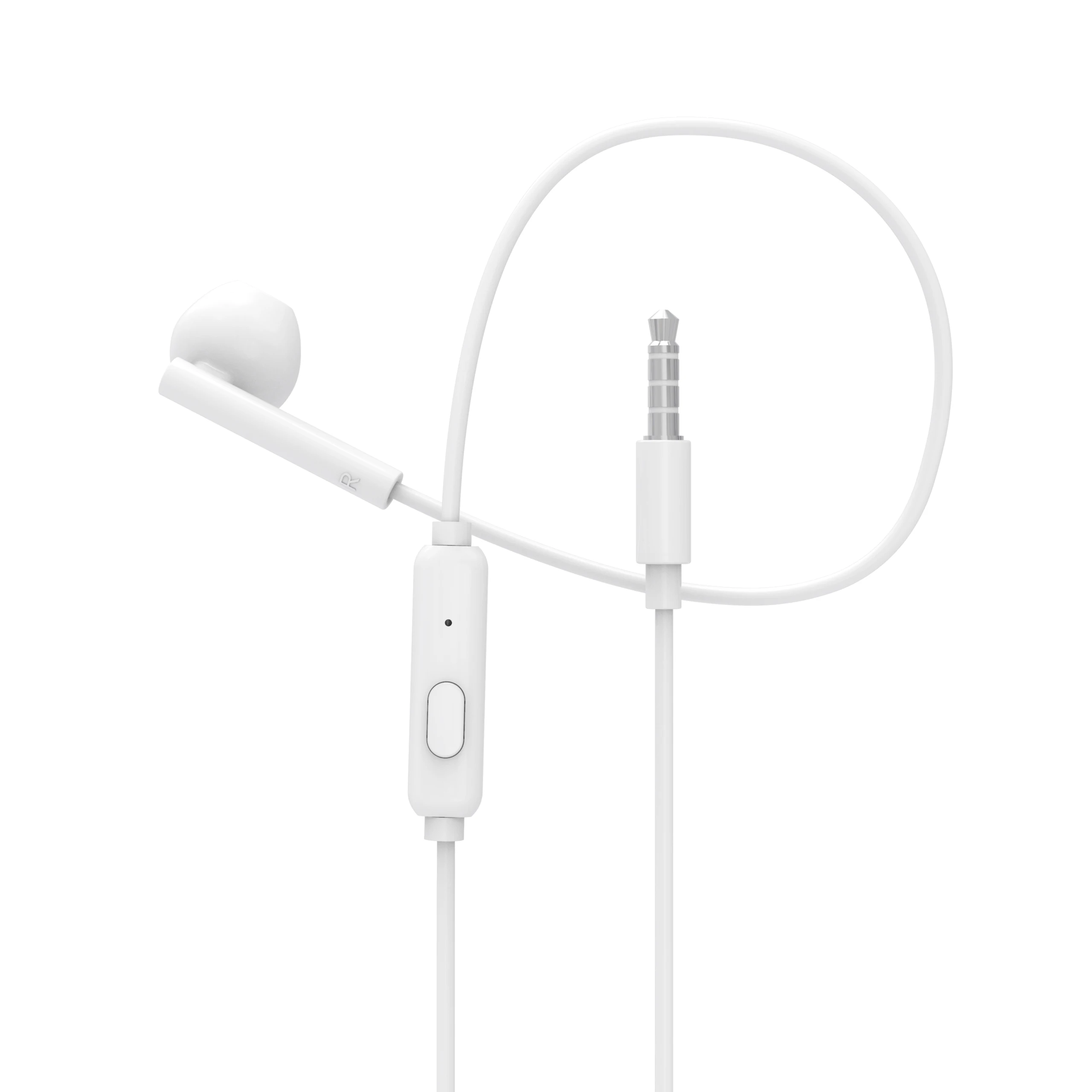 
WOPOW Factory WE01 New 2021 Design 3.5mm Universal Handsfree Microphone Wired Music Headphones Earphone With Mic 