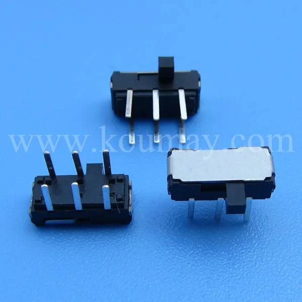 right angel horizontal miniature slide switch DIP 2P2T Mini 6P slide switch MSK22D18