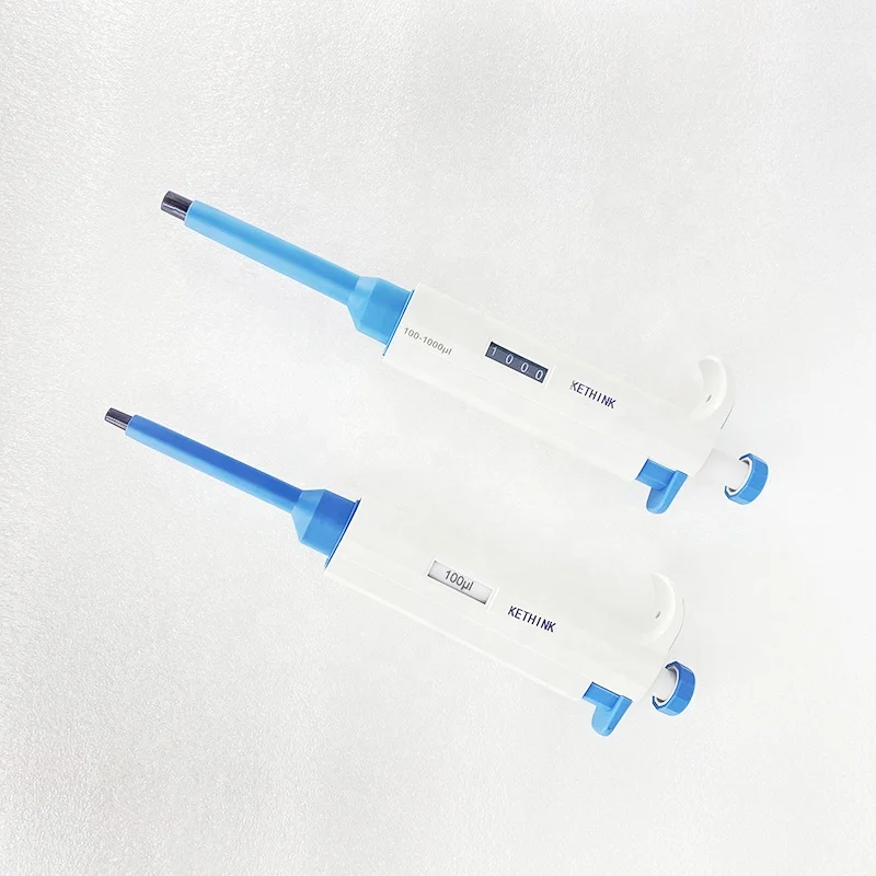New Lab Micro Pipette  KETHINK  single-channel adjustable volume plastic pipette pen for lab/ medical use