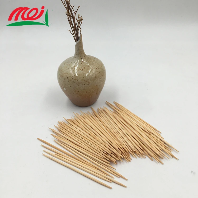 
China Supplier Manufacturer 65Mm Diameter tooth pick 2.0mm Bamboo Toothpicks 2 In Bulk 