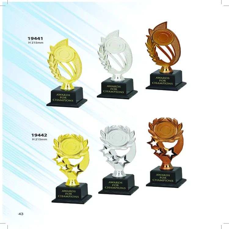 Unique New Plastic  sport Trophy Award