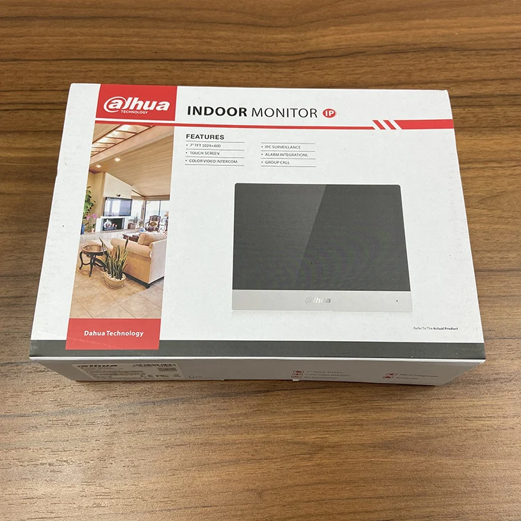 7inch Dahua Android Indoor Monitor VTH8A21KMS-CW Dahua WIFI IP Video Intercom