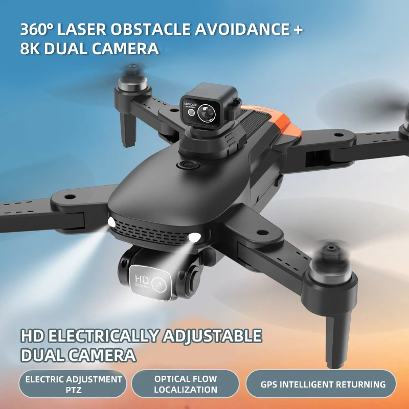 GX AiJH Drone - 4K камера 5-стороннее препятствие Wifi FPV RC для детей