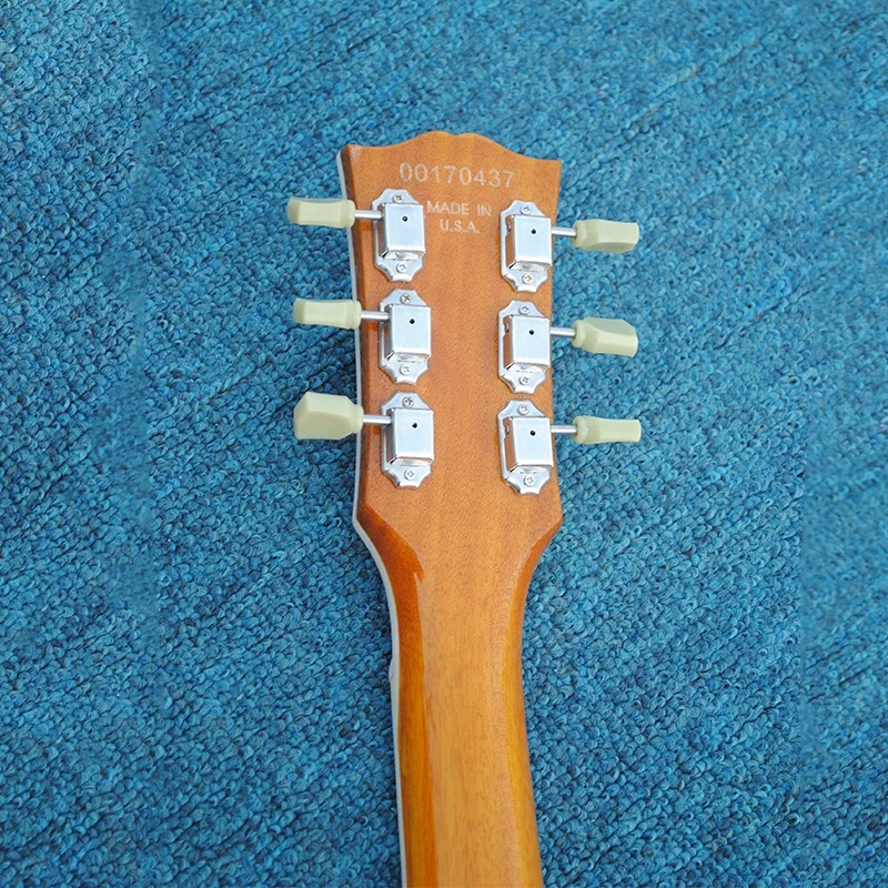 Krait 6 string electric guitar quilted maple top  mahogany body maple neck OEM guitar factory outlet