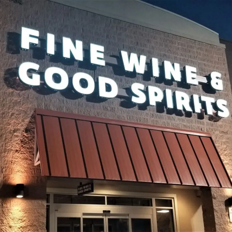 Outdoor Advertising Storefront Logo Led Acrylic Light Channel Letters Sign Board Outdoor 3D Acrylic Frontlit Led Tattoo Signage