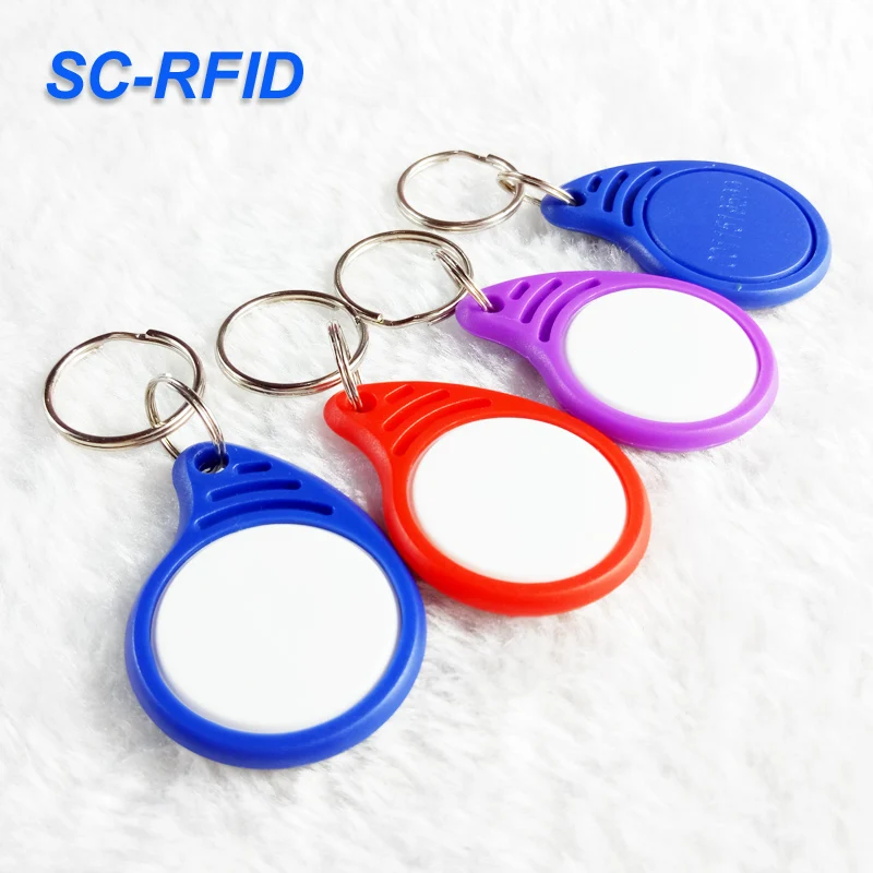 125KHZ T5577 RFID Keytag ABS Keyfob For Access Control