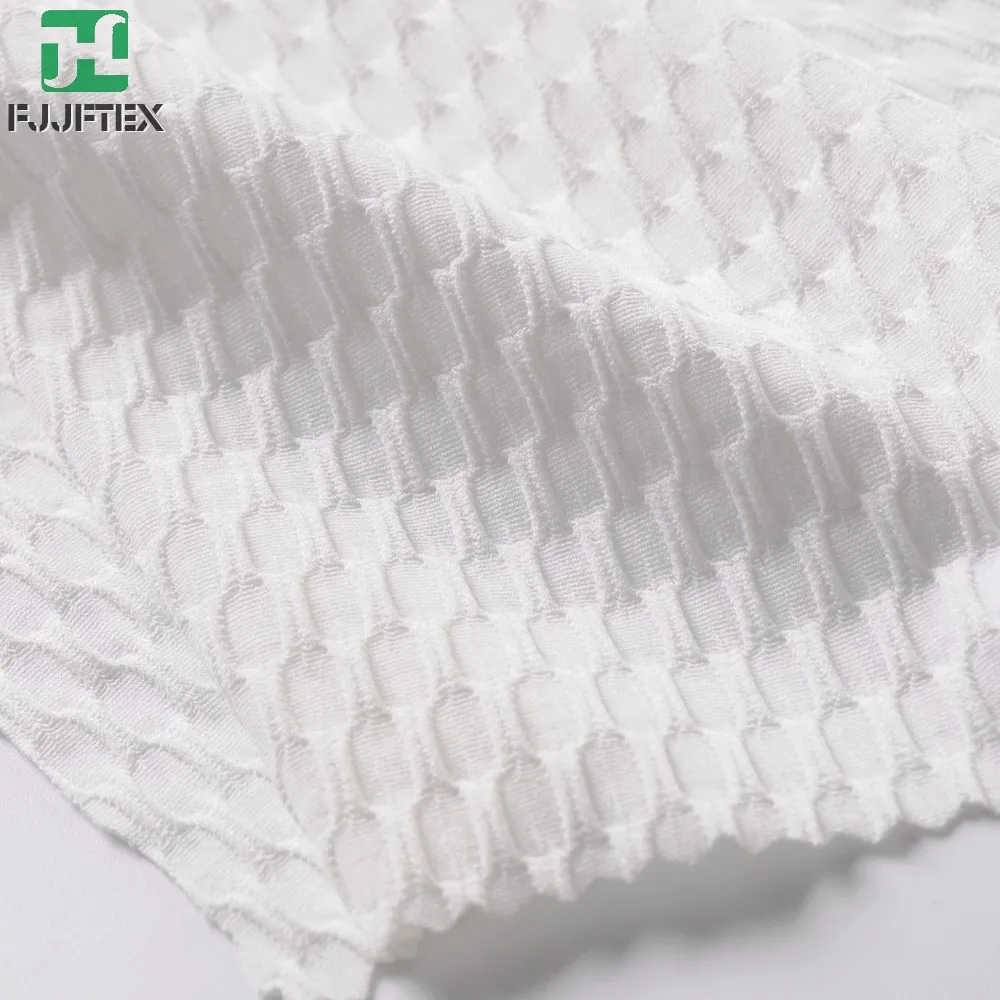 88%polyester 12%spandex white fabric upf 50 swimwear fabric bikini spandex fabric by yard