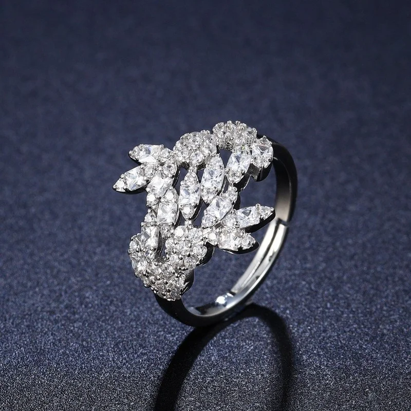 Charm Fashion Jewelry Set AAA Zircon Copper Micro Inlaid Diamond Chain Bridal Wedding Fashion Jewelry