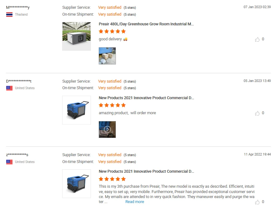 Preair LGR Technology 180 Pints Water Damage Restoration dehumidifier hepa for Commercial