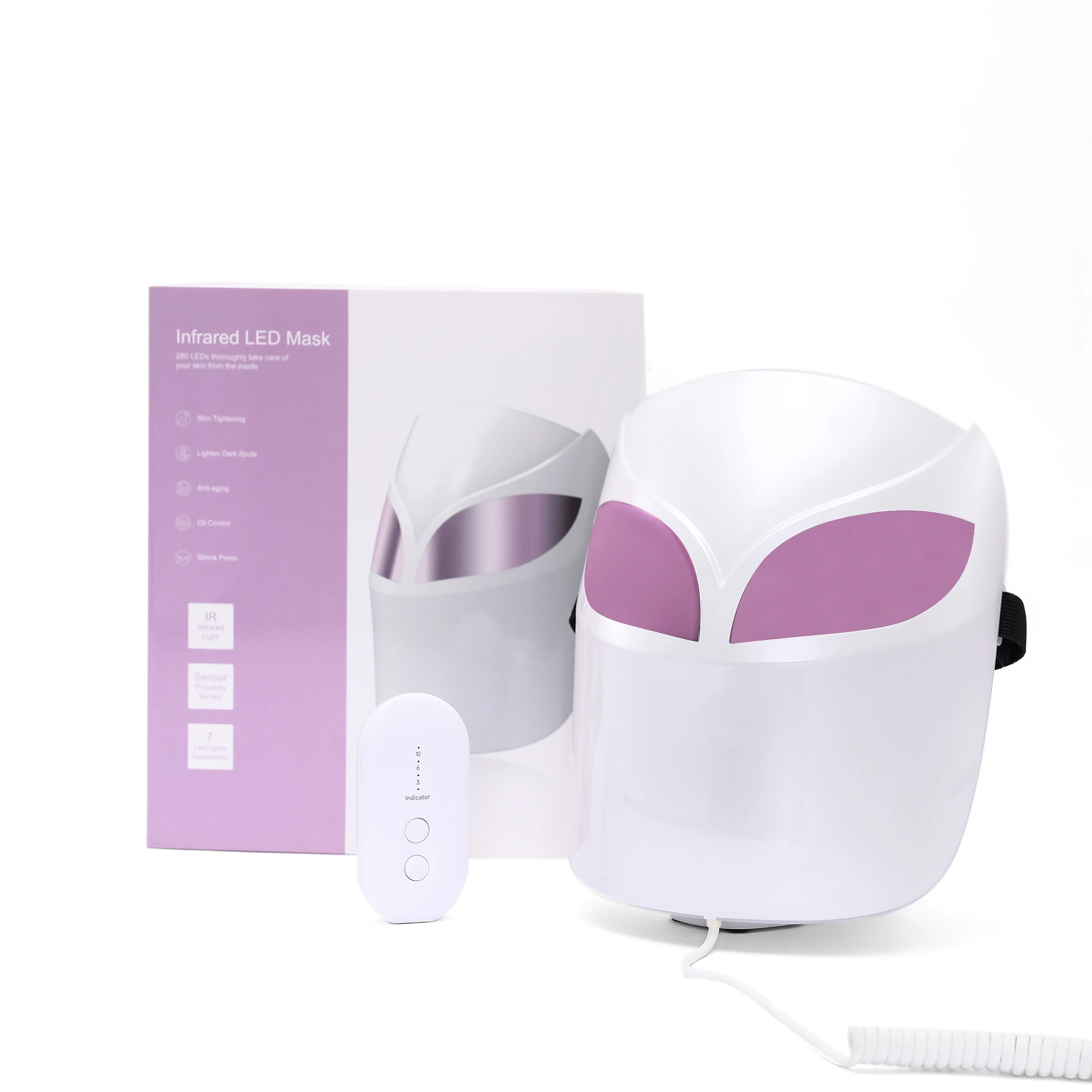 7 Colors Led Light Therapy Laser Equipment Face Skin Care Red Light Therapy LED Face Mask