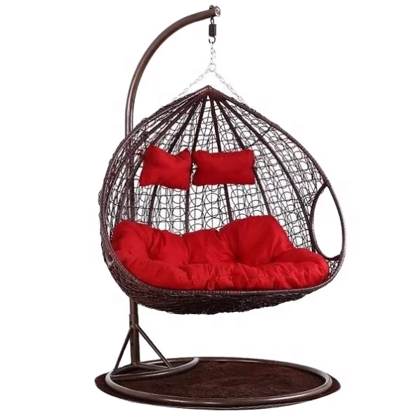 Markdown sale Coastal Design Style custom modern outdoor furniture metal hanging swing chair patio swings