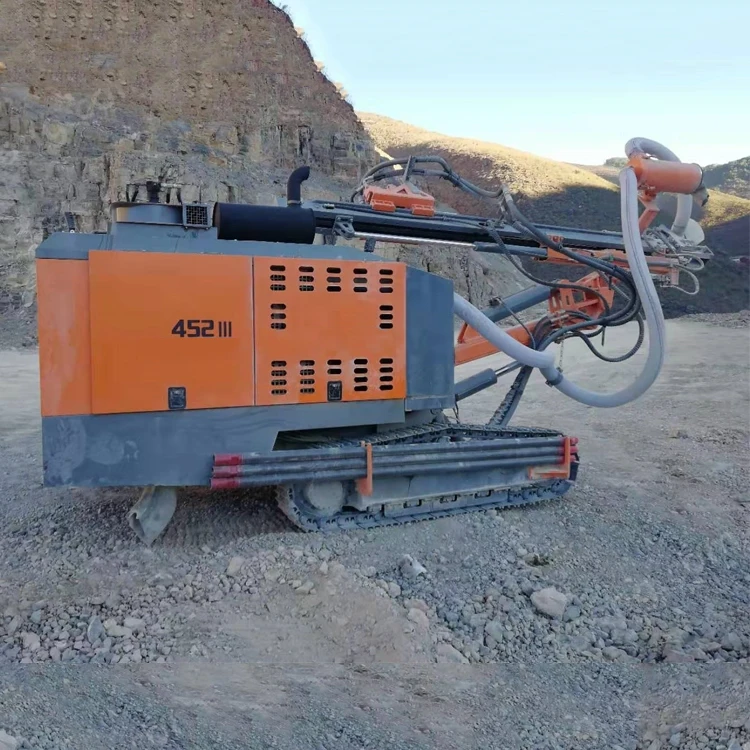 Open-pit Crawler Type Mine Core Dth Drilling Rig Machine YX45 Series