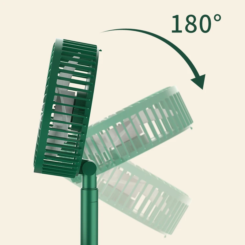 Rechargeable Table Fan Portable Usb Handheld 12v Dc Stand Folding Pedestal Fan Foldable Standing Cooling Fan