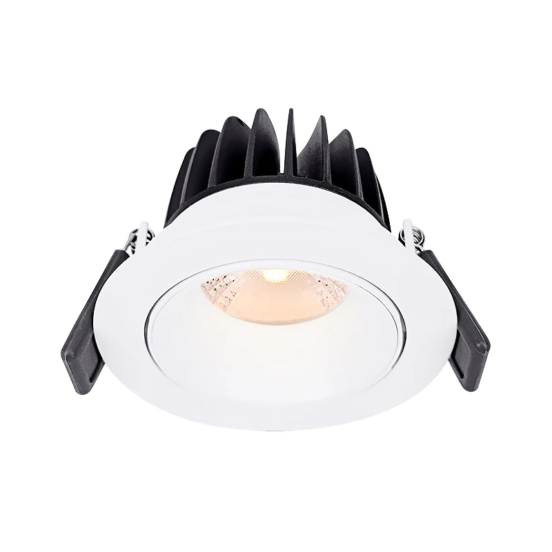 Регулируемая приглушаемая лампа для гостиной, 10 Вт, встраиваемые потолочные светильники Cob для отеля, потолочный светильник для магазина, встраиваемый точечный светильник