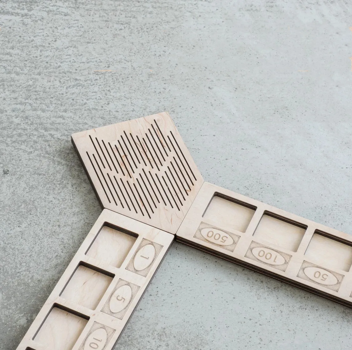 Custom Monopoly Game Organizer  laser cut engraved Monopoly Money Board Organizer wooden for gifts