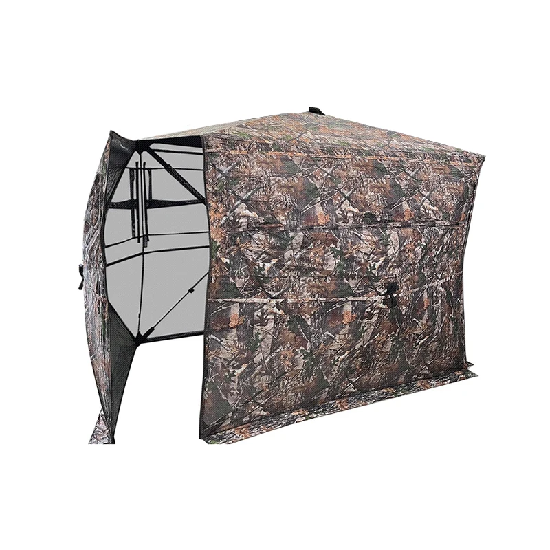 Full Open Door outdoor windproof duck hunting  products pop up Hunting Blind 2-3 Person 360 Degree Hunting Tent