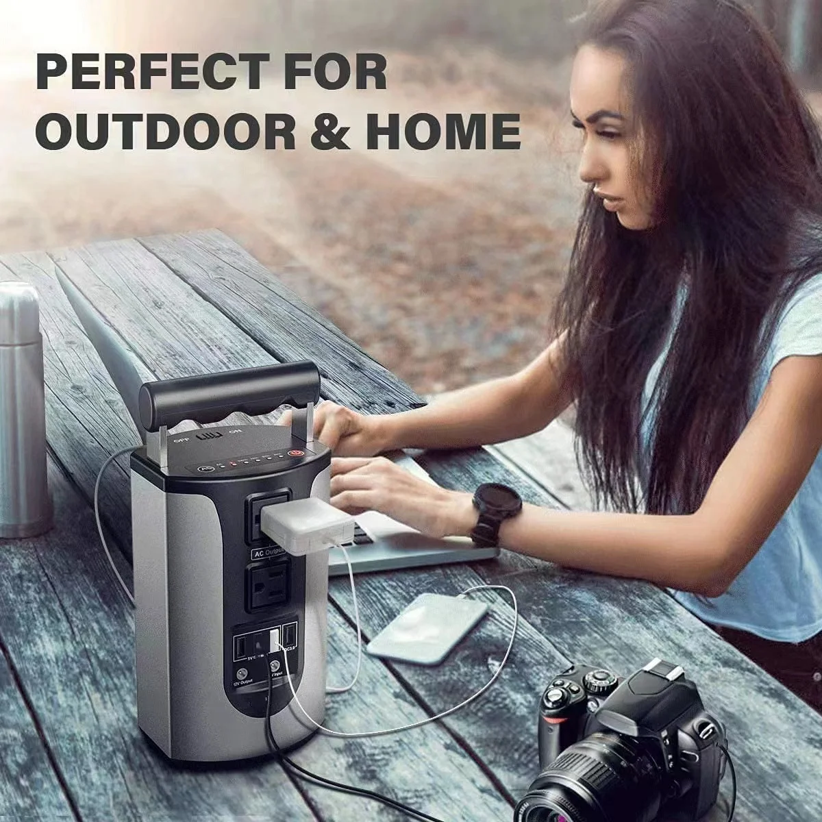 Hot Sale Products Outdoor Camping Type-C 200W Lithium Battery Power Bank Portable Power Station