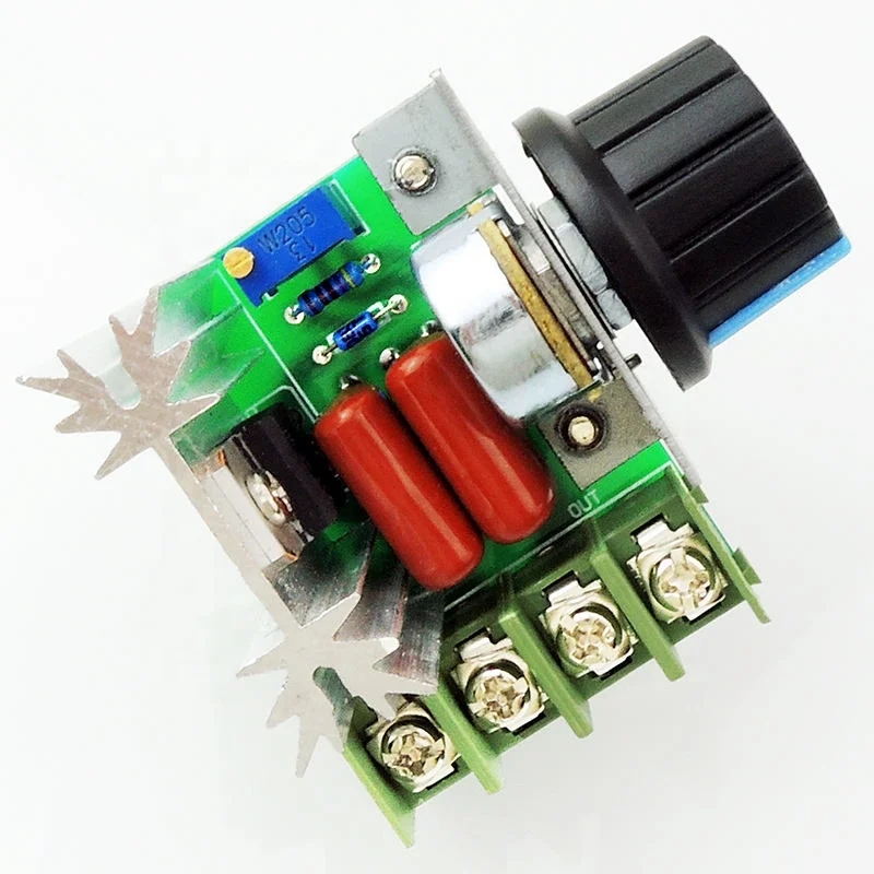 2000W 50-220V AC 25A SCR Motor Speed Controller Adjustable Module PWM Voltage Regulator Temperature Motor Switch Module