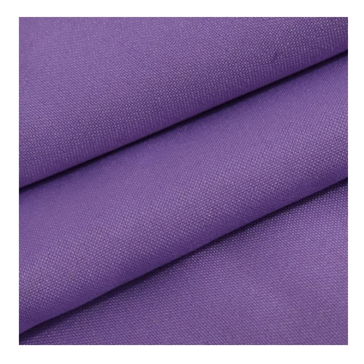 
100% Polyester Purple Gabardine Thickiy Ronior Clothing Material 160GSM Oxford Fabric Plain Hotel Uniform Decorative Cloth 