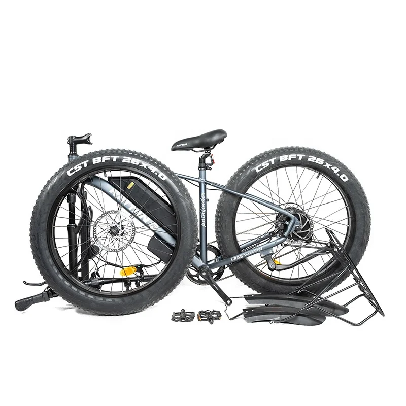 
Rattan mountain frame 7 speed flat pack 750w 48V 13ah 28MPH fast speed electric bicycle in stock US Germany warehouse 