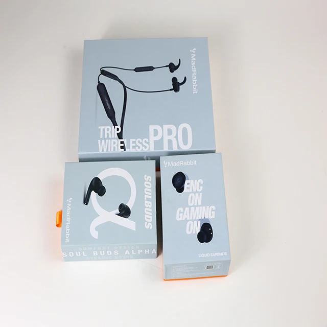 Custom logo Bluetooth Headsets Earphone Wireless Headsets Packing Boxes With Earphone Packaging Paper Box
