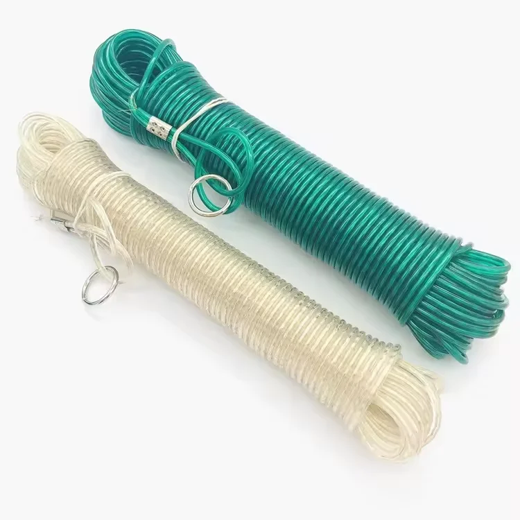 PVC cloth line plastic clothes rope portable clothes drying line plastic rope for cloth hanging