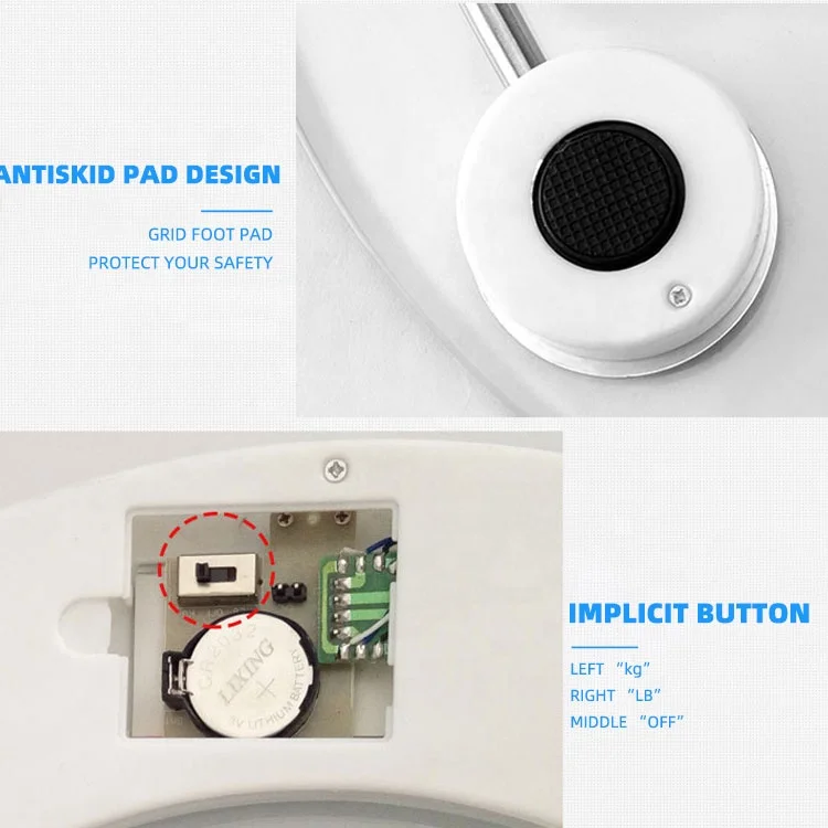 Fat Body Digital Bathroom Weighing Scale Digital Electronic Body Analyzer Scale