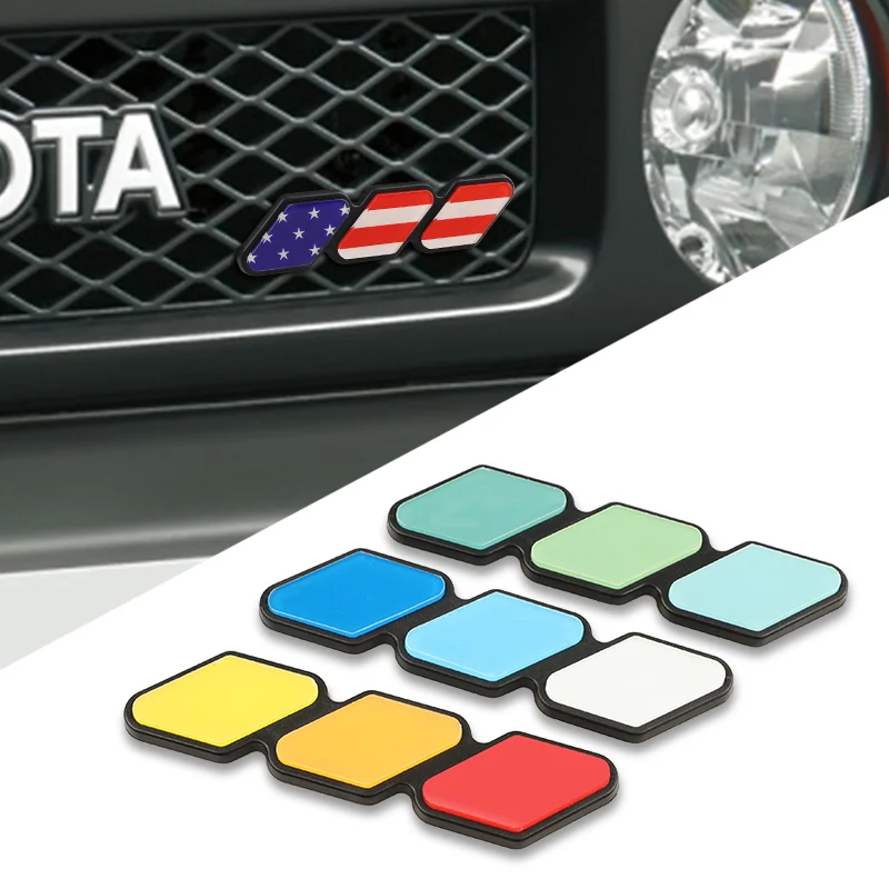 Эмблема решетки для Toyota Tacoma 4Runner Tundra Grill 3 трехцветный