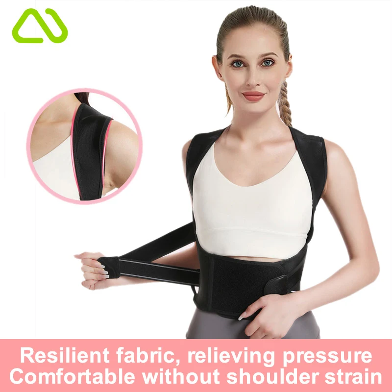 Adjustable Body Straightener Shoulder Brace Vest Lumbar Back support Elastic Posture Corrector