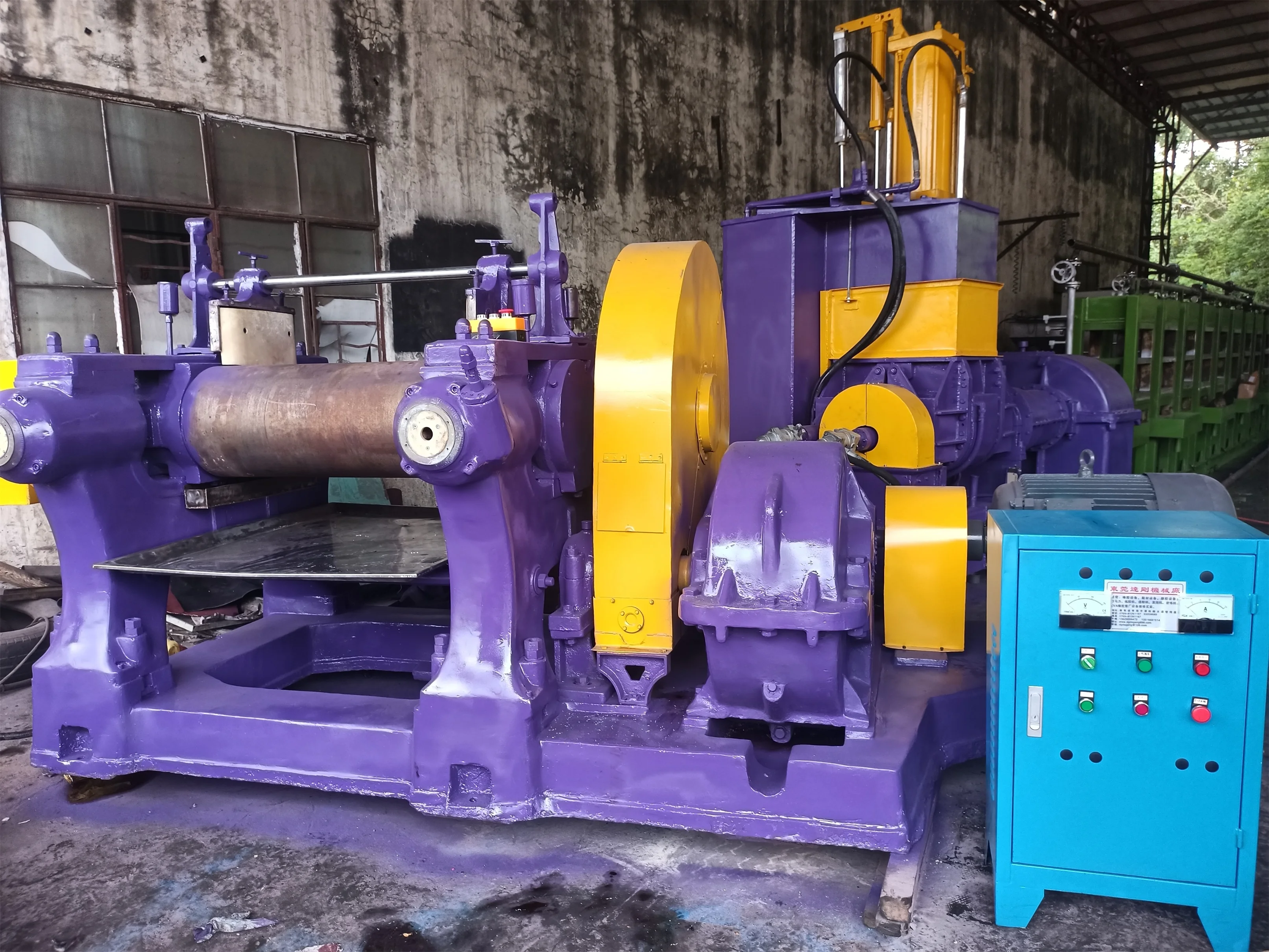 X(S)K-300 Plastic EVA PVC Silicon Kneader Rubber Mixer Used Open Mixing Mill