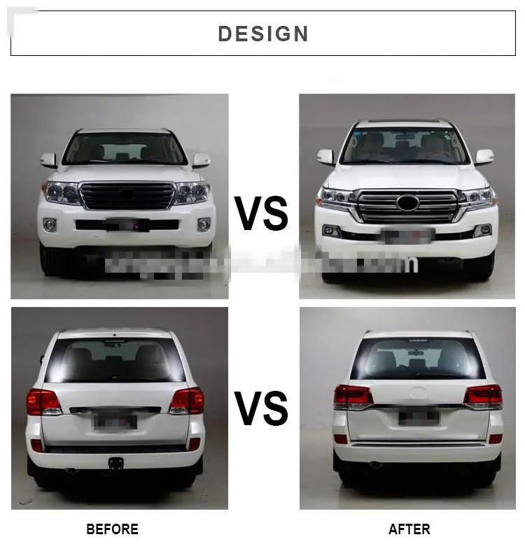  Новые товары комплект кузова для land cruiser FJ200 LC200 2008-2015 обновление до