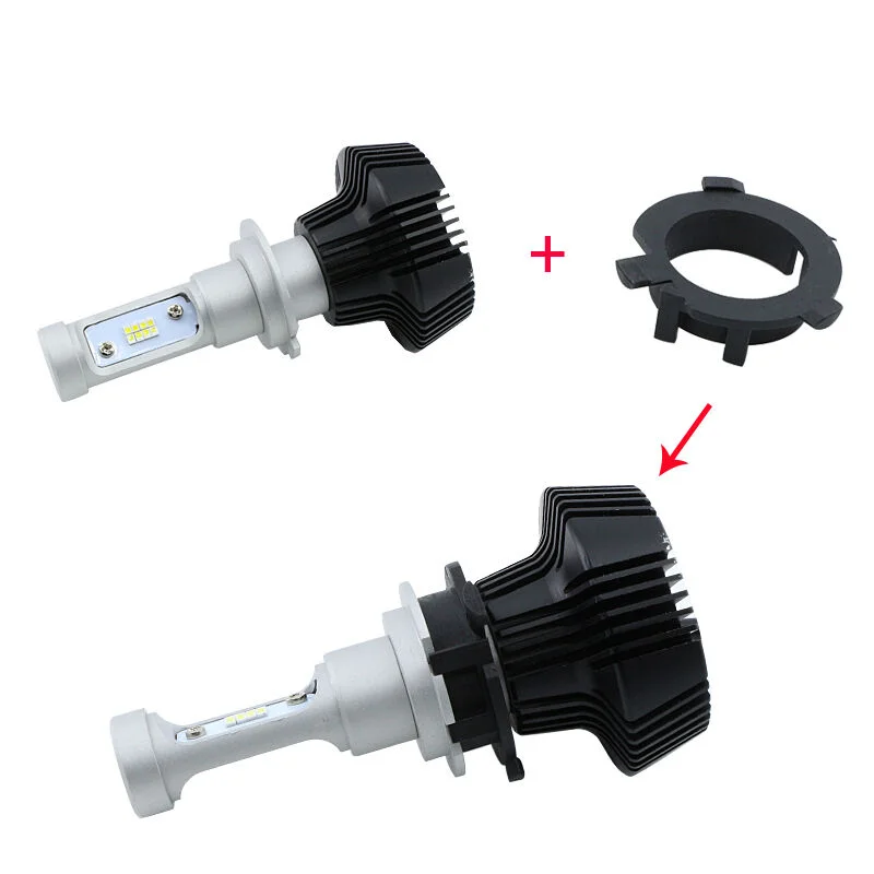 Auto Spare Parts for KIA H7 Headlight Bulb Holder LED Headlamp Metal Clip Retainer Adapter for Hyundai