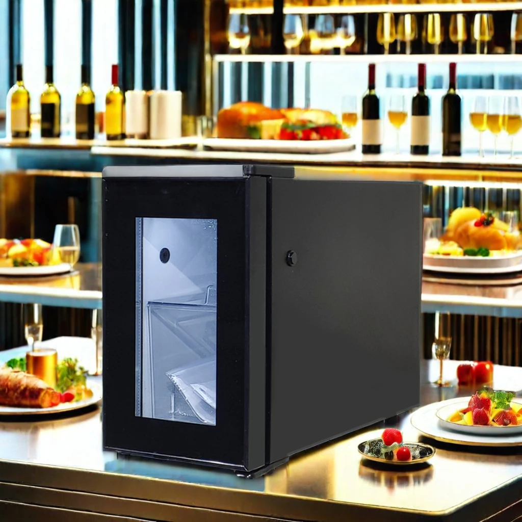 Meisda SC08A 8L electric cooler bulk milk mini fridge with glass door