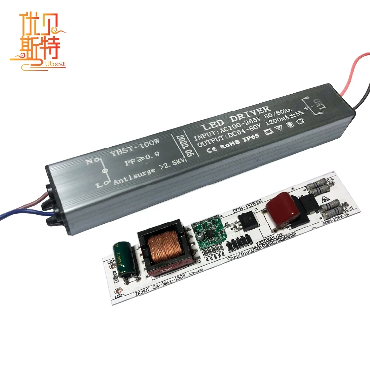 Youbeisite High Lumen Outdoor Lighting IP67 Rainproof Aluminum 50W 100W 150W 200W LED Driver