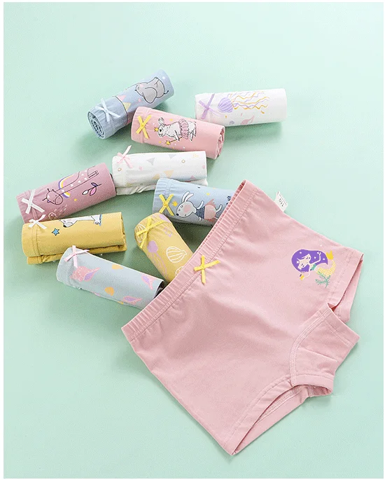 wholesale lovely boys underwear 4 pack high quality Cartoon Pattern Cotton Briefs Underwear Girls Kids Children boys underwear