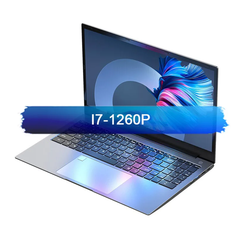 Brand New Efficient Work I7 1260P Ddr4 32Gb Ram 2Tb Ram For Business Office Support Logo Customize Fingerprint Unlock I7 Laptop