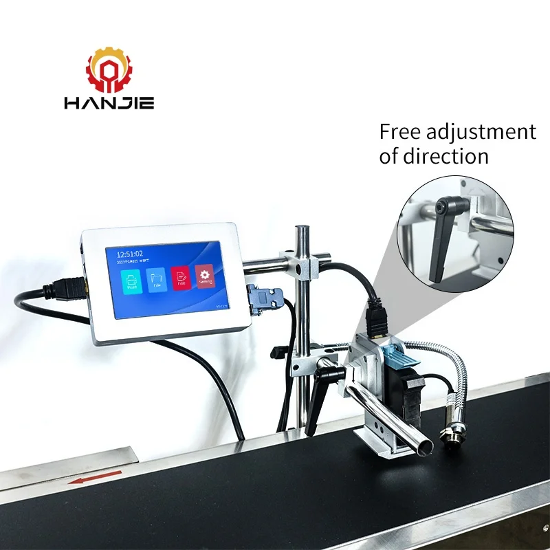 TIJ Online 5 Inch High Speed Touch Screen Inkjet Printer for Expiry Date Batch Number Printing