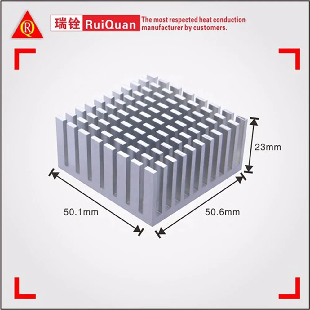 Custom Growth Lamp Pre-Drilled Led Pin Fin Heatsink Custom Heat Sink Aluminium Cold Forging Special LED Heat Sink Radiator