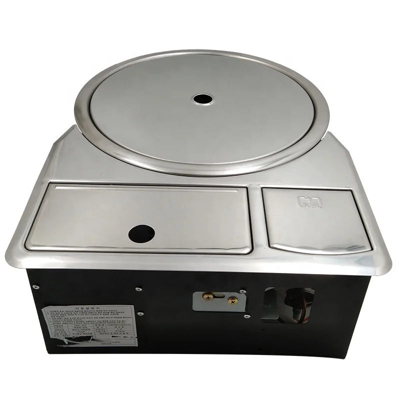 High Quality Indoor Smokeless Portable Korean Barbecue Gas Grill For Commercial Bbq Grill Table For Restaurants