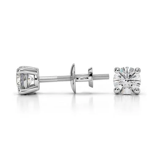 Genuine Quality 100% Natural Lab Grown Real Diamond Stud Earrings 10K 18K Fine Jewelry Earrings for Women