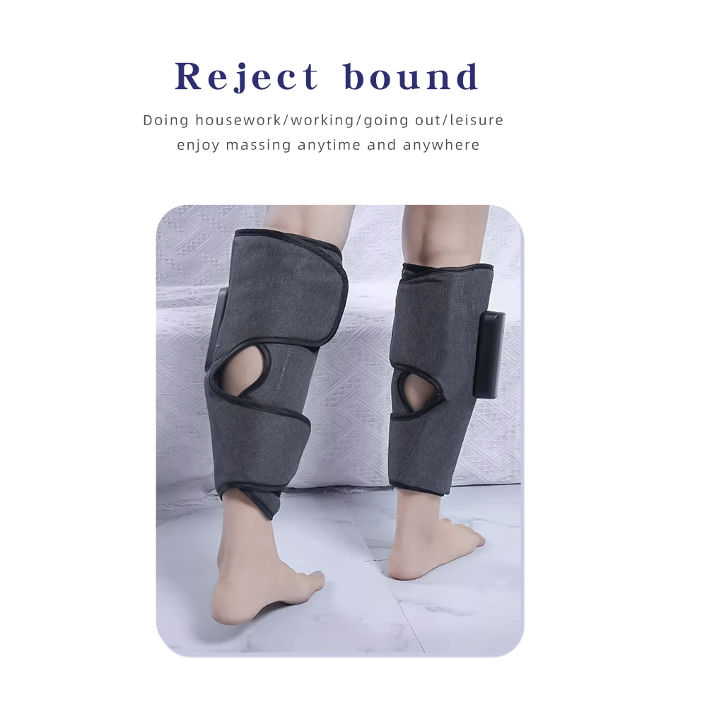 wireless air compression Calf leg massager Sleeve Cordless Calf Massager