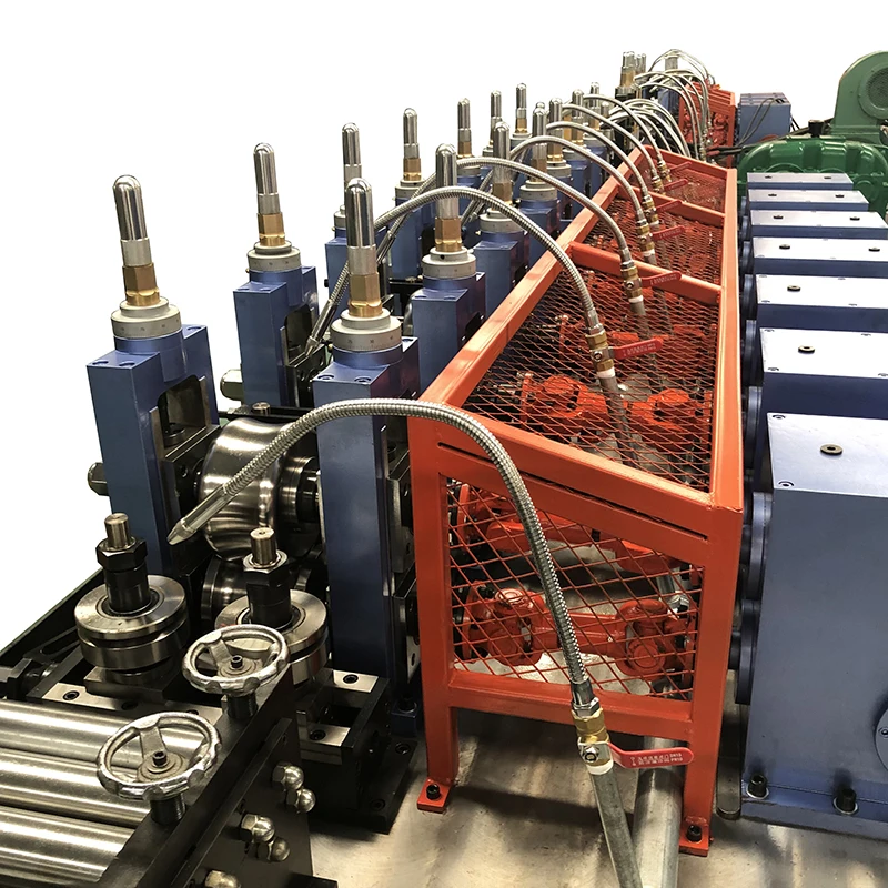 China Supplier Automation Easy To Operate High Quality Round Galvanized Steel Tube Making Machine