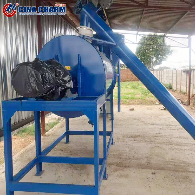 China Hot Sale Semi-automatic Putty Powder Dry Mix Mortar Production