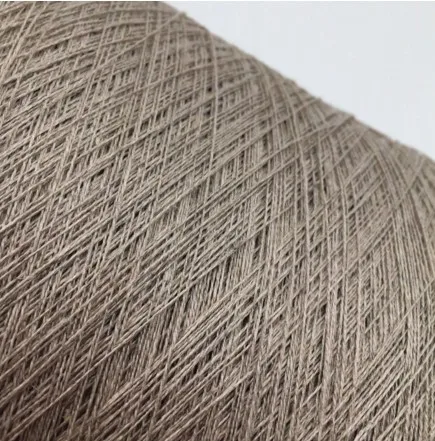 Nm 24/1 natural and semi-bleached Pure Linen yarn Flax yarn for knitting