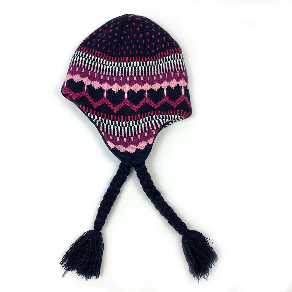 2021New Fashion Design Winter Earlap hat for child Warmer Outdoor and decoration
