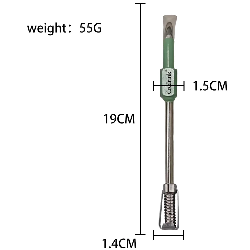 Stainless Steel metal yerba mate Bombilla Straw with bronze heat diffuser new Unique disassembling system for easy cleaning