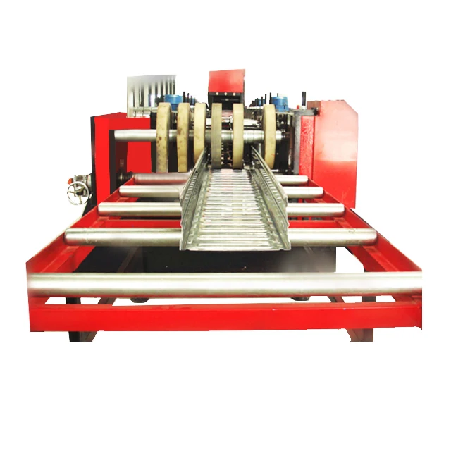 Fully Automatically Width  Galvanized Steel Perforated Cable Tray roll forming Machine Price with punching