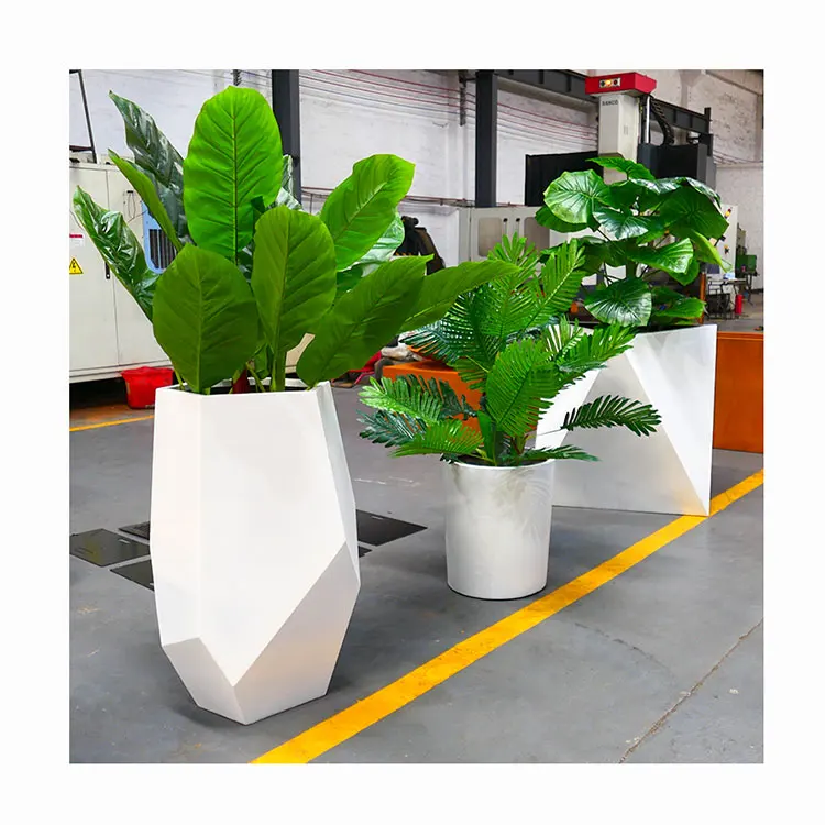 Custom Outdoor Large Metal Plant Garden Flower Pots Garden Plant Protection Corten Steel Planters Large Flower Pots